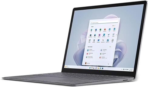 Microsoft Surface Laptop 5 شاشة لمس 13.5 بوصة - 2256 x 1504 - Intel Core i7 الجيل الثاني عشر i7-1265U - منصة Intel Evo - إجمالي ذاكرة الوصول العشوائي 16 جيجابايت - 512 جيجابايت SSD - بلاتيني (متجدد) in Kuwait