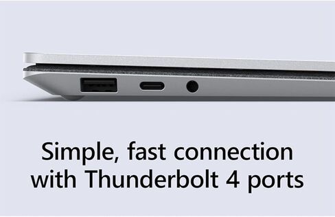 Microsoft Surface Laptop 5 شاشة لمس 13.5 بوصة - 2256 x 1504 - Intel Core i7 الجيل الثاني عشر i7-1265U - منصة Intel Evo - إجمالي ذاكرة الوصول العشوائي 16 جيجابايت - 512 جيجابايت SSD - بلاتيني (متجدد) in Kuwait