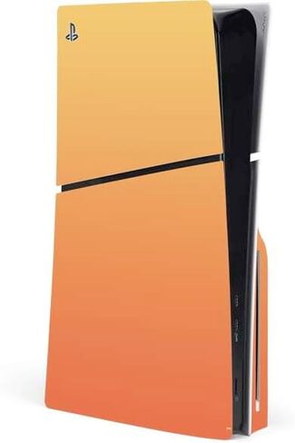 Skinit Decal Gaming Skin Compatible with PS5 Slim Disk Console - Purple and Blue Ombre Design in Saudi Arabia