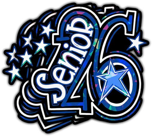 (3 قطع) ملصقات ثلاثية الأبعاد لهدايا التخرج من فئة كبار السن لعام 2026 للفتيات في المدارس الثانوية وكبار السن في الكليات ملصق سيارة لجهاز الكمبيوتر المحمول وحافظة الهاتف (3 بوصات) (النمط 2، 3 بوصات) in Saudi Arabia
