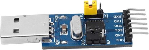 USB to IIC I2C UART Converter Adapter Module High Speed Multi Function Dual Voltage Output Serial Communication Tool for Microcontroller Programming and Device Control with Jumper in Saudi Arabia