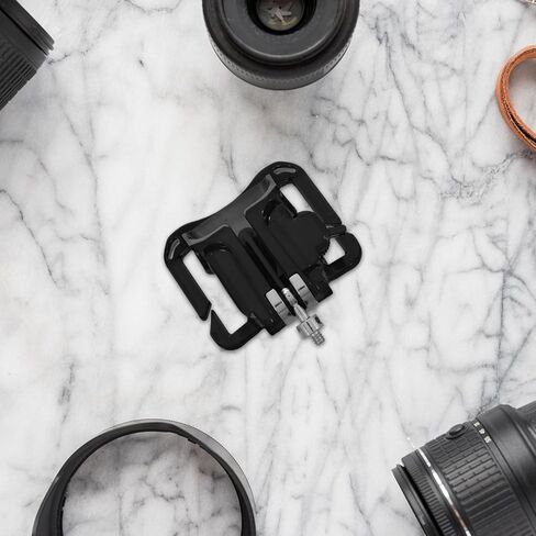 مشبك حزام كاميرا Zerodeko Compact Dslr مع إبزيم سريع الفك، حامل حزام خصر قوي للمصورين، مرفق مشبك كاميرا صغير محمول للسفر والاستخدام الخارجي in Kuwait