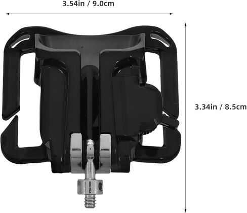 مشبك حزام كاميرا Zerodeko Compact Dslr مع إبزيم سريع الفك، حامل حزام خصر قوي للمصورين، مرفق مشبك كاميرا صغير محمول للسفر والاستخدام الخارجي in Kuwait