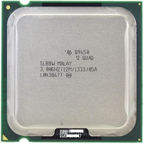 2 Quad Q9650 Processor 3.0GHz 12MB Cache FSB 1333 Desktop LGA 775 CPU in Saudi Arabia
