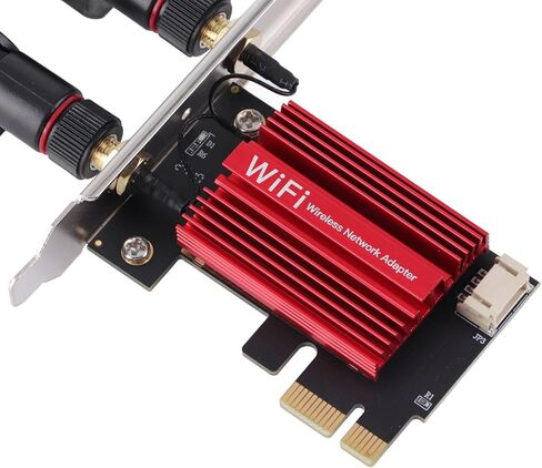 Drfeify Wireless Network Card with 10dBi Gain 1200Mbps Dual Band WiFi for Multimedia Streaming in Saudi Arabia