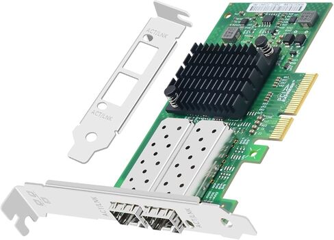 بطاقة شبكة ألياف بصرية 1.25 جيجا بايت مع شريحة Intel I350 (I350-F1)، ومحول شبكة منفذ SFP أحادي PCIE X4، ومحول إيثرنت فايبر بمنفذ بصري يدعم Windows Server/Linux/VMware in Kuwait