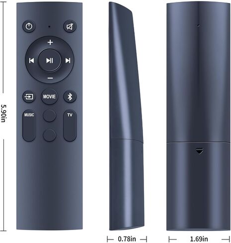 Remote Control Replacement Applicable for TCL Alto 6 6+ 2.0 Channel Home Theater Sound Bar TS6100-NA TS6100 TS6110 TS6110-NA, Alto 3 TS3100 TS3100-EU TS3100-NA in Saudi Arabia