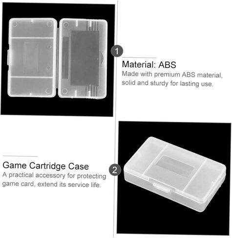 Housoutil 10pcs Game Card Storage Box Portable Game Case Semi Cover Dust Protection in Kuwait
