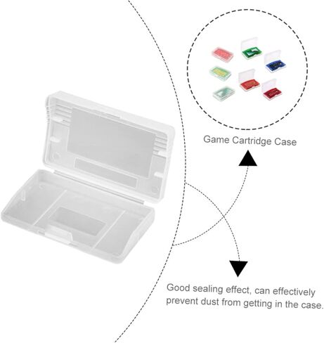 Housoutil 10pcs Game Card Storage Box Portable Game Case Semi Cover Dust Protection in Kuwait