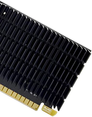 بطاقة رسومات منخفضة المستوى، بطاقة فيديو DDR3 64 بت PCI Express بسعة 2 جيجابايت مع تبريد بمروحة واحدة، لإعداد شاشات متعددة 7 8 10 in Saudi Arabia