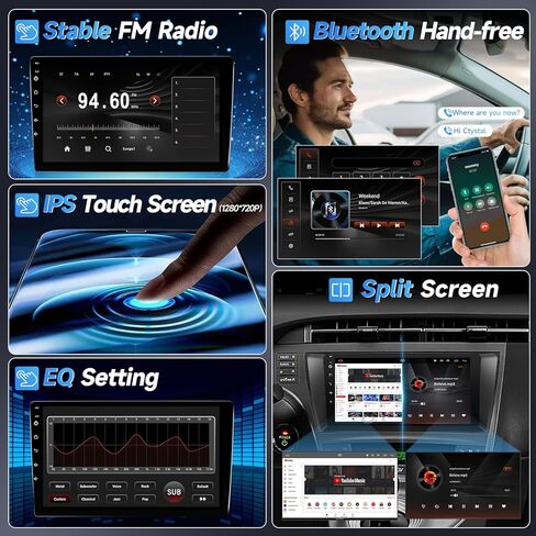 Naifay Android Car Radio for Toyota Prius 2010-2015, 2+32G 9inch IPS Touch Screen for Toyota Prius Stereo with Carplay Android Auto Bluetooth FM GPS WiFi SWC Camera+Can Bus (Fit J.B.L Version) in Saudi Arabia