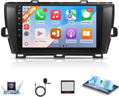 Naifay Android Car Radio for Toyota Prius 2010-2015, 2+32G 9inch IPS Touch Screen for Toyota Prius Stereo with Carplay Android Auto Bluetooth FM GPS WiFi SWC Camera+Can Bus (Fit J.B.L Version) in Saudi Arabia