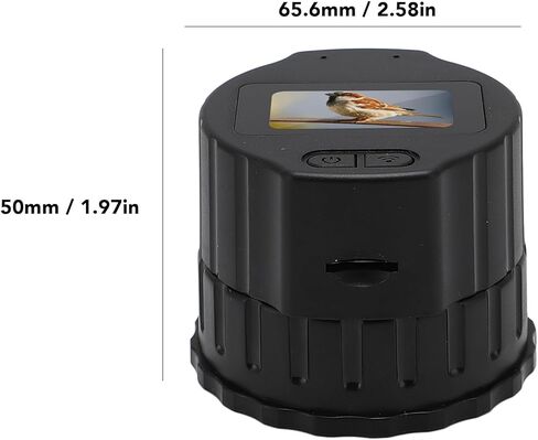 Wire Less Electronic Eyepiece, 4MP Wi Fi Telescope Camera with 1.5 inch Screen & APP, 1080P Video, 5° Lens Horizontal, Built in 800mAh Battery, for 28mm to 50mm Telescopes in Saudi Arabia