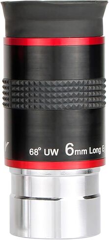 SVBONY Telescopes Eyepieces 9mm 1.25 inches Eyepiece 68 Degree Bundle with 6mm Eyepiece T2 T Ring Adapter Compatible for Canon EOS Cameras Photography in Saudi Arabia