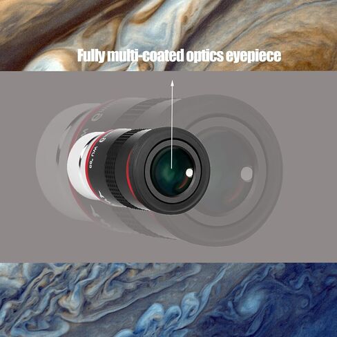SVBONY Telescopes Eyepieces 9mm 1.25 inches Eyepiece 68 Degree Bundle with 6mm Eyepiece T2 T Ring Adapter Compatible for Canon EOS Cameras Photography in Saudi Arabia