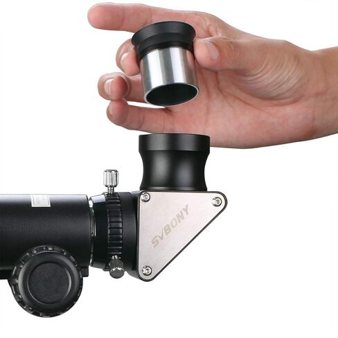 SVBONY Telescopes Eyepieces 9mm 1.25 inches Eyepiece 68 Degree Bundle with Barlow Lens 2X 1.25 inches 90 Degree Dielectric Mirror Diagonal in Saudi Arabia