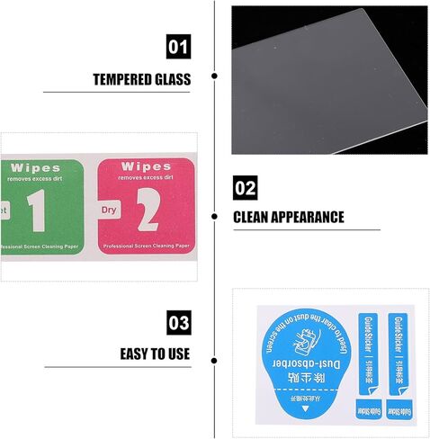 4pcs Tempered Glass Screen Protectors Compatible with Sony A6700 Camera, 0.26mm High Alumina Tempered Glass Cover with Rounded Edges for Anti-scratch Camera Screen Protection in Saudi Arabia