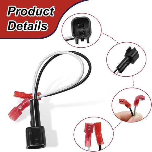 2 Pair Door Speaker Wiring Harness Connector Kit for Ford F150 Edge Escape 2001-2011, 3/5/6 1998-2011, Lincoln Navigator Town Car 1999-2011 – Aftermarket Speaker Wire Adapter Cable Plug in Saudi Arabia