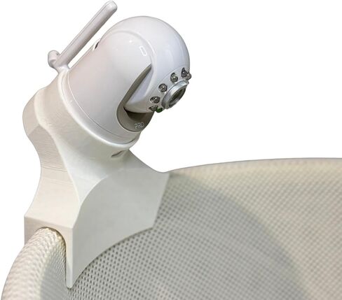 Mount for DXR-8 & SNOO Bassinet - Accessory - Clip-On Camera Adapter for Infant Optics Baby Monitors - Secure Fit, Easy Install, No Tools Required - USA Made by Aureli in Saudi Arabia
