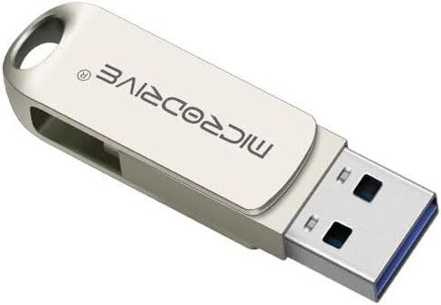 محرك فلاش USB3.0 Stick i-Flash لجميع أجهزة Apple ipad iPhone USB 3.0 محرك فلاش 16 جيجابايت/32 جيجابايت/64 جيجابايت/128 جيجابايت بندريف عالي السرعة (فضي، 128 جيجابايت) in Kuwait