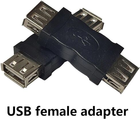 USB أنثى إلى شاحن أنثي كمبيوتر محمول USB أنثى محول النجار لإمدادات الطاقة موصل USB محولات USB بسلاسة in Kuwait