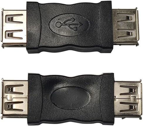 USB أنثى إلى شاحن أنثي كمبيوتر محمول USB أنثى محول النجار لإمدادات الطاقة موصل USB محولات USB بسلاسة in Kuwait