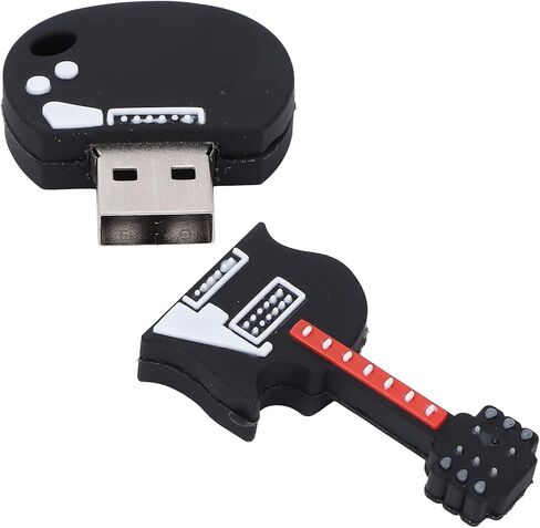 Denash Bass Guitar USB Flash Drive, Cute Portable Data Transfer USB Stick, Unique Music Accessories for Friends Students Musicians (16GB) in Saudi Arabia