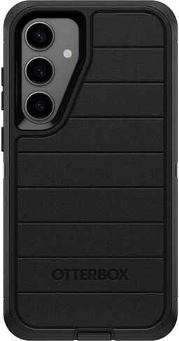 OtterBox Samsung Galaxy S25+ (فقط) - حافظة سلسلة Defender - أسود - حافظة فقط - بدون شاشة - متينة ومتينة - مع حماية للمنافذ - حماية دفاعية ميكروبية - عبوة غير مخصصة للبيع بالتجزئة in Saudi Arabia