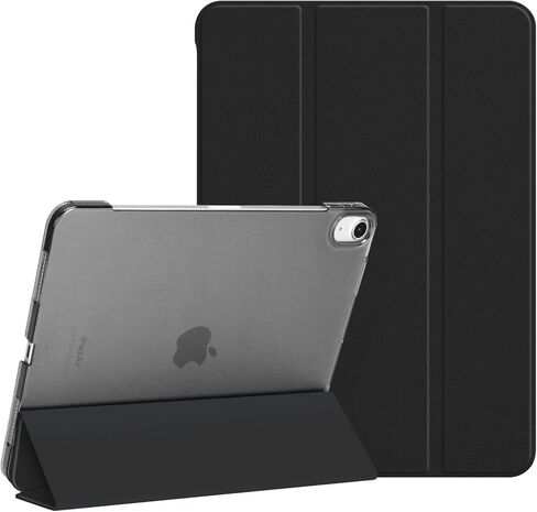 حافظة لجهاز iPad Air 11 بوصة M3/M2 2025/2024، حامل ذكي ثلاثي الطي لجهاز iPad Air 5th/4th Gen 10.9 بوصة 2022/2020، حافظة خلفية شفافة من البولي كربونات مع خاصية التنبيه/النوم التلقائي، Air 7/6/5/4، وردي in Kuwait