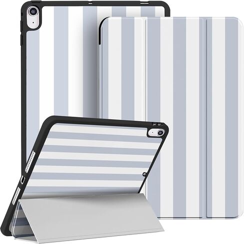 Case for iPad 11th (A16) 11-inch 2025 / 10th Generation 10.9-inch 2022，Fashionable Pattern Case with Pencil Holder Trifold Smart Stand Cover (Small Pink Polka dots) in Saudi Arabia