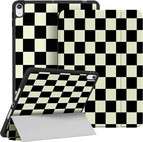 Case for iPad 11th (A16) 11-inch 2025 / 10th Generation 10.9-inch 2022，Fashionable Pattern Case with Pencil Holder Trifold Smart Stand Cover (Small Pink Polka dots) in Saudi Arabia
