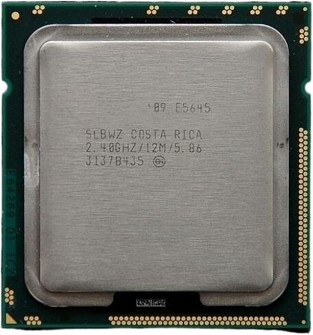 E5645 Processor Six c 2.40GHz 12M 5.86GT/s LGA 1366 SLBWZ CPU in Saudi Arabia