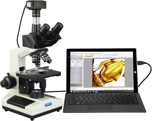 OMAX 40X-2000X Super Speed 18MP USB 3.0 Digital Compound Trinocular LED Lab Biological Microscope in Saudi Arabia