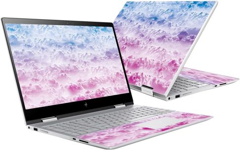 غلاف MightySkins متوافق مع HP Envy x360 15" (2017) - Candy Clouds | غطاء ملتف من الفينيل واقٍ ومتين وفريد ​​من نوعه | سهل التطبيق والإزالة وتغيير الأنماط | صنع في الولايات المتحدة الأمريكية in Kuwait