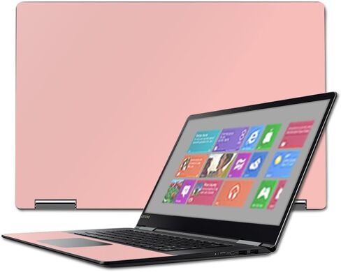 Mightyskins Skin متوافق مع Lenovo Yoga 710 15.6" - أحمر خدود صلب | غطاء ملتف من الفينيل واقٍ ومتين وفريد ​​من نوعه | سهل التطبيق والإزالة وتغيير الأنماط | صنع في الولايات المتحدة الأمريكية in Kuwait