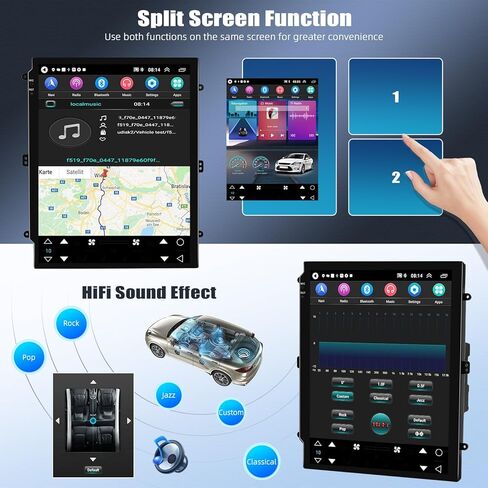راديو سيارة 2G+64G لسيارة Lexus IS350 IS250 2006-2012 لأوبل إنسيجنيا 2009-2013 مع Carplay Android Auto، شاشة لمس عالية الدقة 9.7 بوصة Android 15 ستيريو للسيارة مع GPS WiFi، بلوتوث، FM/RDS+كاميرا احتياطية in Saudi Arabia