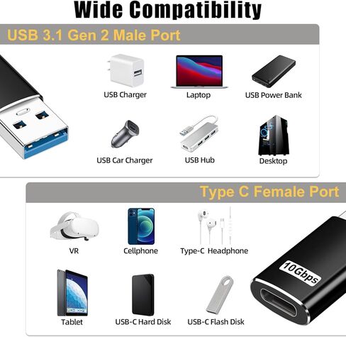 محول من النوع C أنثى إلى USB3.2 ذكر لنقل البيانات بسرعة وشحن سريع مع وظائف فعالة in Kuwait