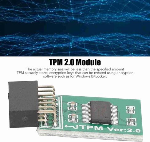for MSI TPM 2.0 Module, Strong Encryption, 14 Pin LPC Interface, TPM Module Board for Win11, Green in Saudi Arabia