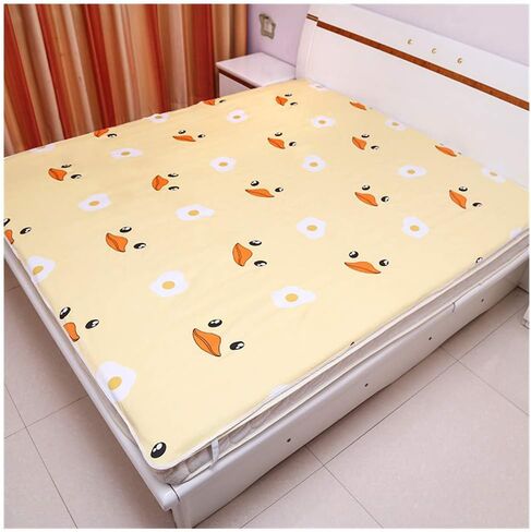 Slip-Resistant Leak Proof Mattress Pad Protector Waterproof Bed Wetting Incontinence Cover, Washable Pads for Toddlers and Elderly (X1, 180 x 200cm) in Saudi Arabia