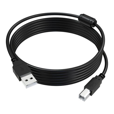 كابل طابعة ET-2800 USB 2.0 متوافق مع طابعة Epson EcoTank ET-2800، ET-4800، ET-2400، ET-2850، ET-8550، ET-4850، ET-3850، ET-2803، ET-15000، ET-8500، XP-5200، XP-4200 (5 قدم، 1.5 م) in Kuwait