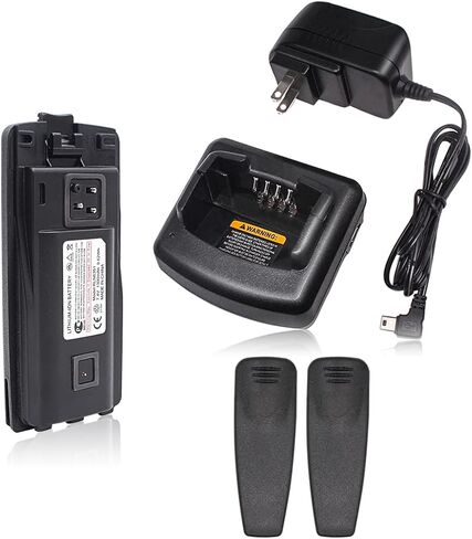 RLN6351 Battery & RLN6332A Charger Set for Motorola CP110 RDU2020 RDU4100 RDU4160D RDM2070D RDV2020 RDV5100 Two Way Radio with 2pcs Belt Clip in Saudi Arabia