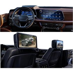 4PACK 2026 2025 Tahoe Suburban واقي شاشة من الزجاج المقسى لعام 2025 2026 Chevy Tahoe Suburban (Z71/Premier/High Country) واقي شاشة 2025 2026 Tahoe Suburban Accessories in Kuwait