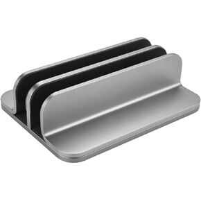 NOLITOY Vertical Laptop Stand Dual-Port Aluminum Alloy Notebook Mount Base with Cooling Support for Desktop Use Compatible with MacBook and Tablets in Kuwait