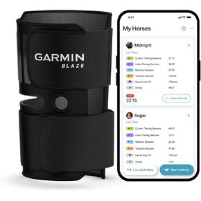نظام العافية للخيول Garmin® Blaze™، وغطاء ذيل ومستشعر سهل الاستخدام، ورؤى حول الصحة والعافية in Kuwait