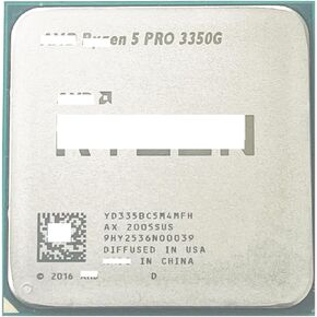 PRO 3350G R5 3.6 GHz Quad-Core Eight-Thread 65W CPU Processor YD335BC5M4MFH Socket AM4 Used in Saudi Arabia