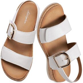 Littleplum Sandals for Women Arch Support – Comfortable Flat Womens Sandals, Summer Breathable Adjustable Orthotic Walking Shoes for Beach,Travel in Saudi Arabia