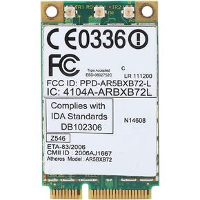 Mini PCI Express Wireless LAN Card, 300Mbps Dual Band Network Card with 802.11a b g n Support, forLenovoIBM ThinkPad T60 T61 X60 X61 R60 R61 Z60 Z61 Systems in Kuwait