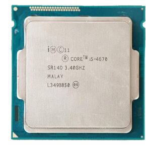 c I5 4670 3.4GHz 6MB Socket LGA 1150 Quad-Core CPU Processor SR14D I5-4670 in Saudi Arabia