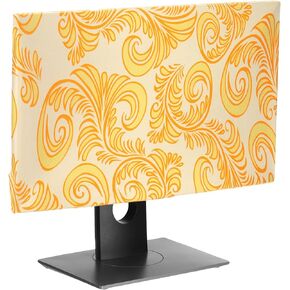 غطاء شاشة PATIKIL للغبار مضاد للكهرباء الساكنة، غطاء واقٍ مقاوم للغبار، غطاء شاشة كمبيوتر لشاشات الكمبيوتر مقاس 24 بوصة، كمبيوتر سطح المكتب، تلفزيون LCD LED عالي الدقة، أصفر in Kuwait