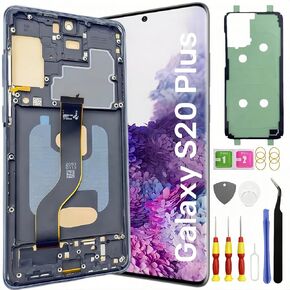 استبدال شاشة TFT Galaxy S20 Plus لهاتف Samsung Galaxy S20 Plus شاشة LCD تعمل باللمس محول رقمي بانتيلا مع مجموعة أدوات الإطار S20+ 4G G985F 5G G986U (بدون بصمة) in Kuwait